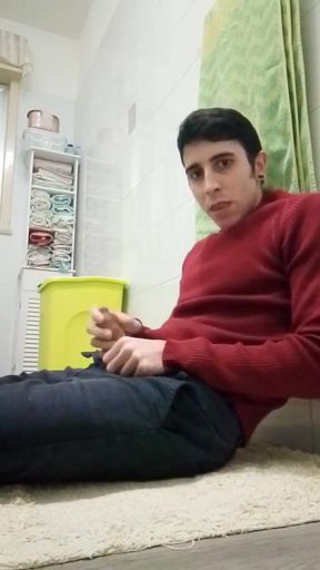 Masturbazione in Bagno