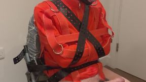 Strait-jacketed and teased