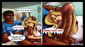 Night Shift at Beaverton General Hospital Pt. 1 - White Nurse Rides Patients'_ Big Black Cock