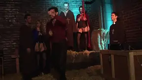 Alexis Silver, Carmel Moore, Jodi James And Carolina De Lys Giant Gang Bang