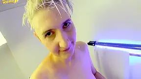 True Golden Shower - Blowjob, Cum And Pissing On Her Short Blonde Hair - Kinkyhome Free Amateur Porn