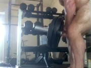 Part 1 Requested Oil Workout & Flex OnlyfansBeefBeast Musclebear Bodybuilder Hot Bear Sexy Posing
