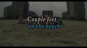 Couple feet- on the beach