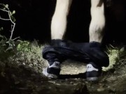 Hiker gets freaky in the woods