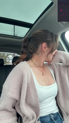 Cumming in a Tim Hortons Drive Thru!