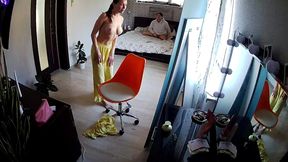 Kamila teases Danildo and sucks his cock