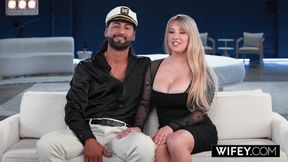 WIFEY Married Blonde Jackie Diary Fucks A Massive Black Cock, Her Loving Husband Films It Happen!