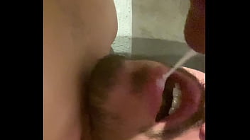 Self suck Swallowing my own cumshot