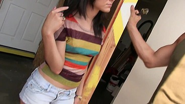 Adrienne needs a huge dick inside of her !