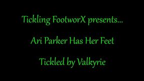Ari Parker Has Her Feet Tickled by Valkyrie
