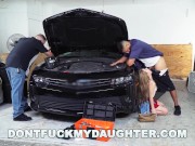 18yo Teen Lilly Ford Fucks Daddy's Mechanic Friend (dfmd15754)