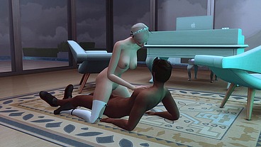 SEXY MAID WAS INTERVIEWED FOR HARD ANAL SEX BY THE BBC (SIMS 4 + HENTAI + SFM)