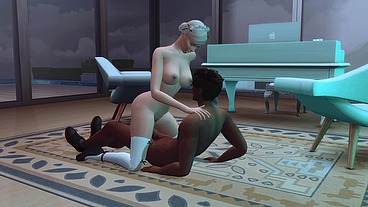 SEXY MAID WAS INTERVIEWED FOR HARD ANAL SEX BY THE BBC (SIMS 4 + HENTAI + SFM)