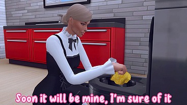 SEXY MAID WAS INTERVIEWED FOR HARD ANAL SEX BY THE BBC (SIMS 4 + HENTAI + SFM)