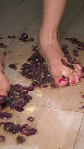Foot Fetish Grape Party