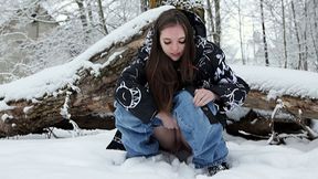 Sitting In Snow