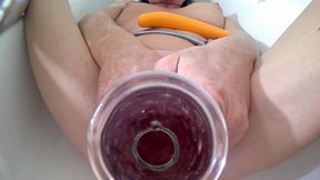Lizzy Yum  2022 #14 - Speculum dildo and post op pussy stretching