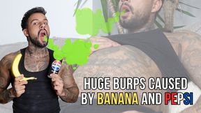 Huge burps caused by banana and Pepsi cause bloating - Lalo Cortez