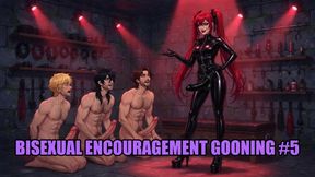 Bisexual Encouragement Gooning #5: Latex Bi Surrender