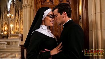 Padre fode uma freira gostosa, que j&aacute_ sabia que era prostituta [ Gerado por IA ]