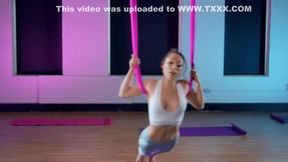 Flexible Girl In Tights Enjoys Anal Sex With A Big Dick - Danny D and Lily LaBeau