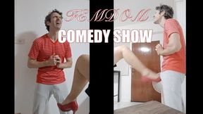 Femdom-themed Comedy Set 2: Ballbusted for Bad Jokes