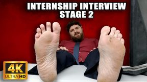 KingMarti: Internship Interview Stage 2 4k UHD Foot Worship