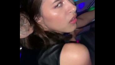 Hard sex a stranger at the VIP nightclub!