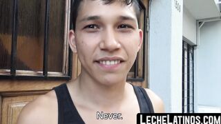 LecheLatinos.com - Young straight Latino picked up and raw fucked in a hot session