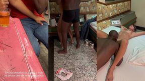 hotwife exibicionista: belinha tirou a calcinha no bar lotada...ela provocou o amante em pleno samba, enquanto o corno registrava cada detalhe!