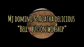 Belly Button worship with Agatha Delicious