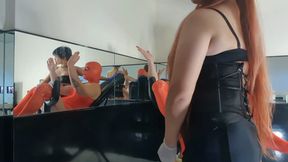 Pegging our sissy slut