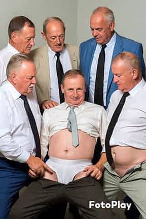 Ai Oldermen Posing in Buisness Suits