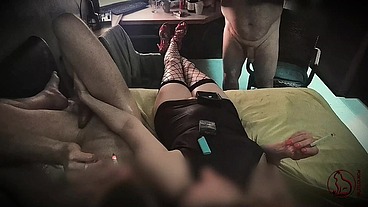 Threesome with my Hubby And Red-Neck Farmer - 1 HOUR MOVIE