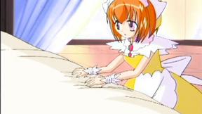 ”Muff toyed anime teen gets wet”