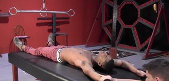 Interracial crossover with a black sub who cums eventually