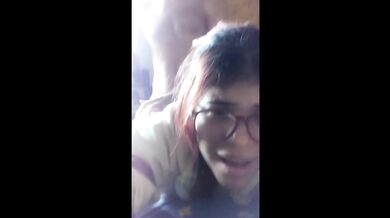 Fucking my geeky neighbor while her parents aren't home