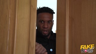 Fake Hostel - Horny Latina college babes in hot threesome with black cock ending in massive facial