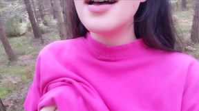 Wild outdoor JOI adventure &mdash;  intense and forbidden (GERMAN)