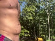 Pee Break From Farm Work While Father In Law Was Gone