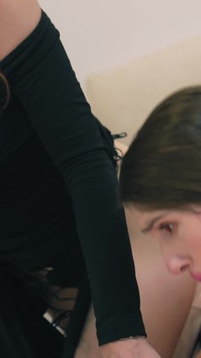 Vampire Girls Love Sucking Cum From His Cock