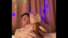 Naughty Boy Pumps Cock Imagining Forbidden Friend Fun