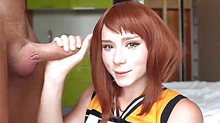 Cheerleader Ochako Uraraka Fucked Hard
