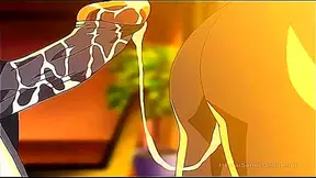 Boss Releases Tension in Steamy Futanari Encounter with Submissive Worker