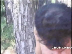 Mature ebony shemale fucked by straight outdoor