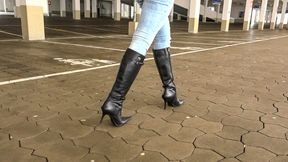 21nuj Walking in black boots (mp4-FHD)