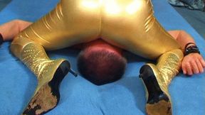 Elena, golden Facesitting, MP4-SD