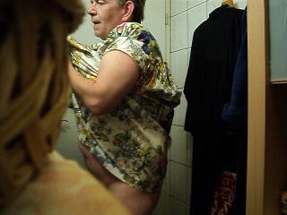 This horny old fart likes to dress in women's clothing