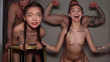 THE FORBIDDEN WANK - Teen Fucked By Meat Mountain