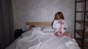 The Unfaithful Girl Turned Out to Be Easily Accessible to Her Boyfriend&#039;s Daddy&#039;s Dick - the Cuckold Was Stunned by This